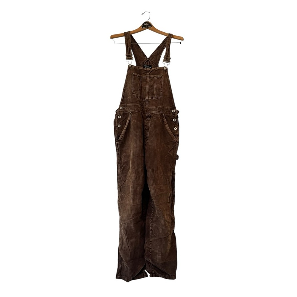 Brown Corduroy Sonoma Jean Company Oversized Overalls Size M Unisex Fit Workwear